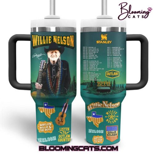 Willie Nelson “LISTEN TO OUTLAW COUNTRY” 2025 Stanley Tumbler