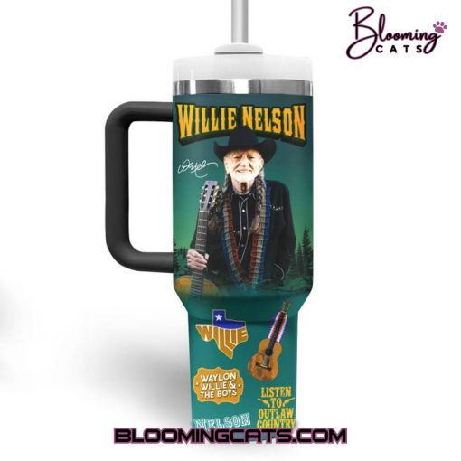 Willie Nelson “LISTEN TO OUTLAW COUNTRY” 2025 Stanley Tumbler