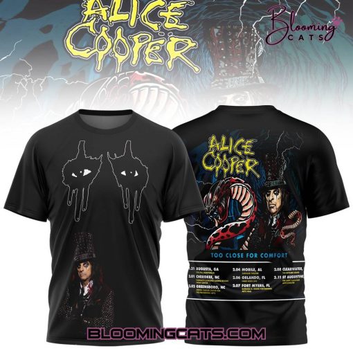 Alice Cooper “TOO CLOSE FOR COMFORT” 2025 Shirt