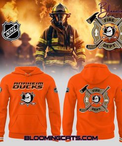 Anaheim Ducks x Firefighter Appreciation Night 2025 Hoodie