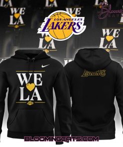 Los Angeles Lakers x We Love LA 2025 Black Hoodie