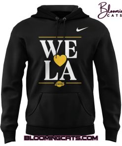 Los Angeles Lakers x We Love LA 2025 Black Hoodie