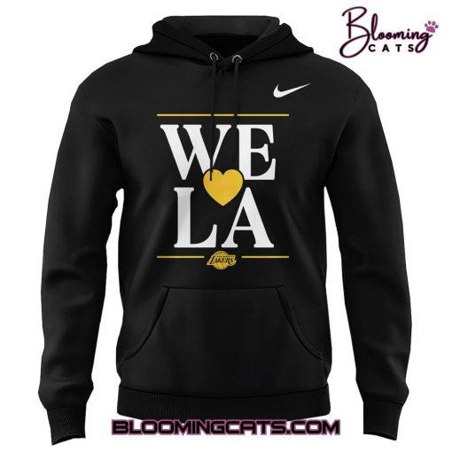 Los Angeles Lakers x We Love LA 2025 Black Hoodie