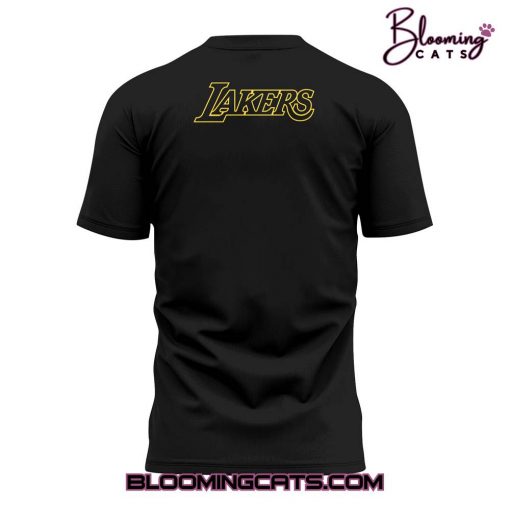 Los Angeles Lakers x We Love LA 2025 Black T-shirt