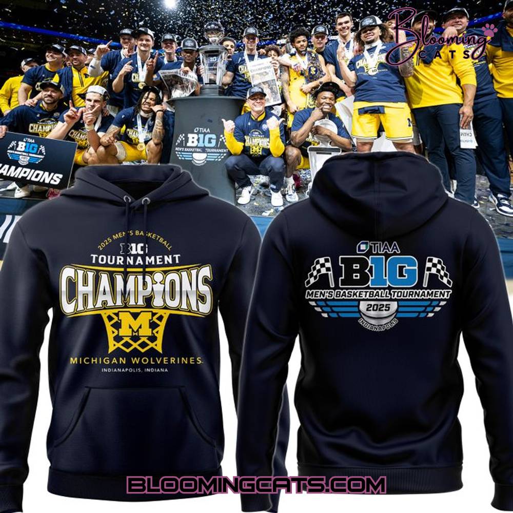 Michigan Wolverines x TIAA Big Ten Champions 2025 Hoodie Michigan Wolverines x TIAA Big Ten Champions 2025 Hoodie
