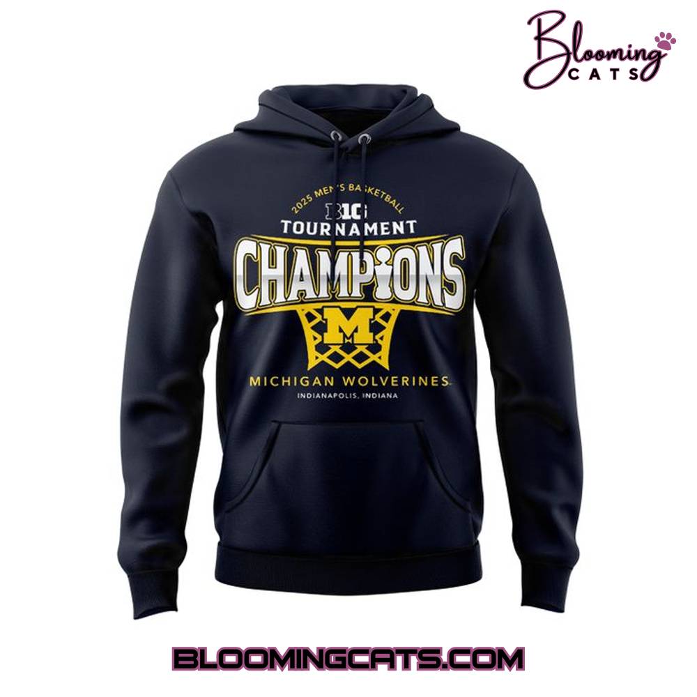 Michigan Wolverines x TIAA Big Ten Champions 2025 Hoodie Michigan Wolverines x TIAA Big Ten Champions 2025 Hoodie