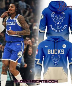 Milwaukee Bucks New Fashions 2025 Blue Hoodie