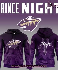 Minnesota Wild x Prince Night 2025 Limited Edition Purple Hoodie