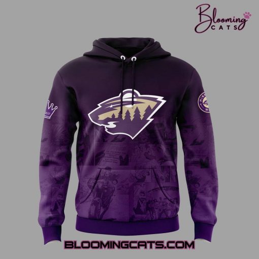 Minnesota Wild x Prince Night 2025 Limited Edition Purple Hoodie