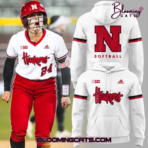 Nebraska Cornhuskers Softball Limited Edition White Hoodie