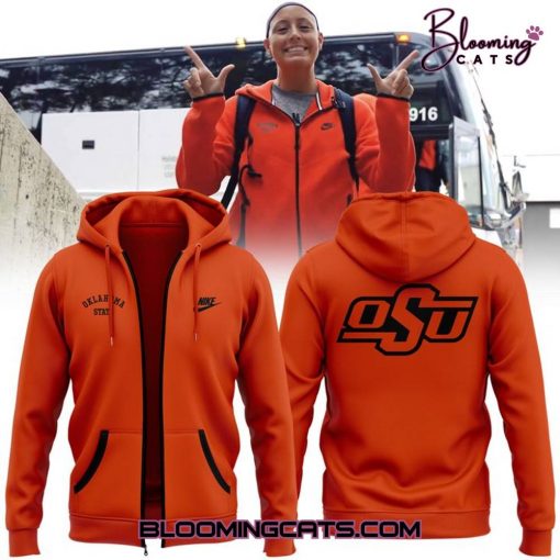 OSU Cowgirl Basketball Special Edition 2025 Zip Hoodie