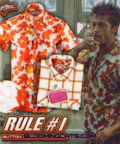 Retro Limited Edition Orange Hawaiian Shirt