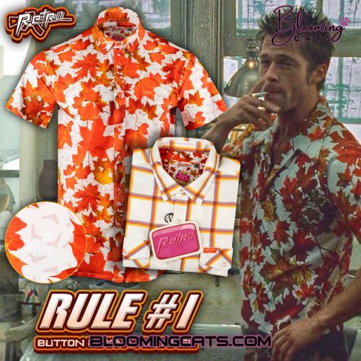 Retro Limited Edition Orange Hawaiian Shirt