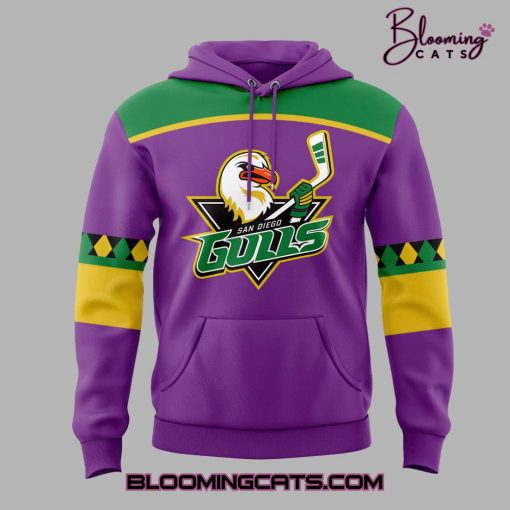 San Diego Gulls x Mardi Gras 24-25 Limited Edition Purple Hoodie