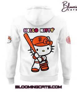 San Francisco Giants x Hello Kitty Night Game 2025 White Hoodie