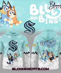 Seattle Kraken x Bluey And Bingo 2025 Limited Edition Hoodie