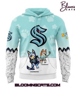 Seattle Kraken x Bluey And Bingo 2025 Limited Edition Hoodie