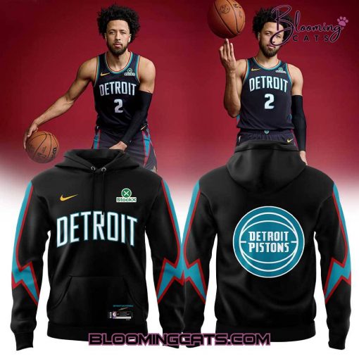 Detroit Pistons 2025-26 City Edition Uniforms Hoodie