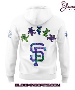San Francisco Giants x Grateful Dead Night 2025 Special Edition White Hoodie