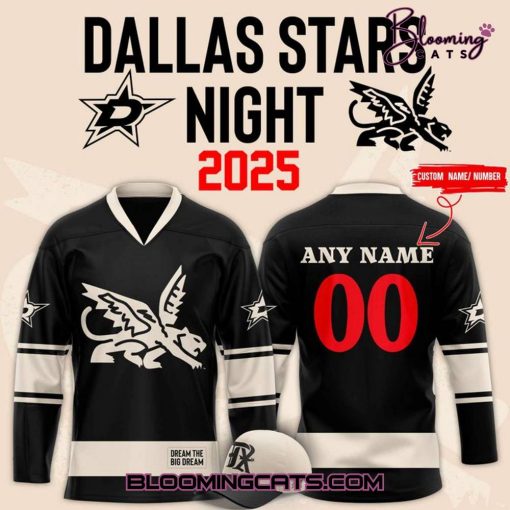 Texas Rangers x Dallas Stars Night 2025 Limited Edition Hockey Jersey
