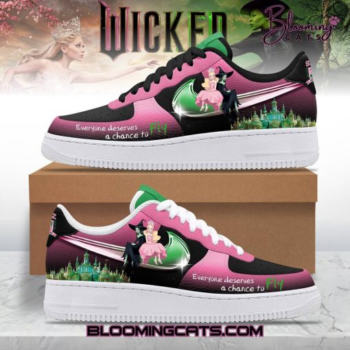 Wicked “Everyone deserves a chance to” Air Force 1 Sneakers