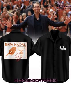 Rafael Nadal 2025 White Hawaiian Shirt