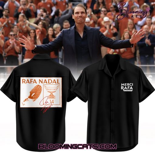 Rafael Nadal 2025 White Hawaiian Shirt
