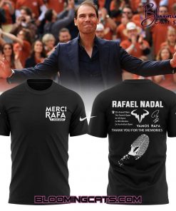 “Merci Rafa” at Rafael Nadal 2025 T-shirt