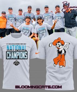 Oklahoma State Cowboys 2025 NCAA Men’s Golf National Champions Tee