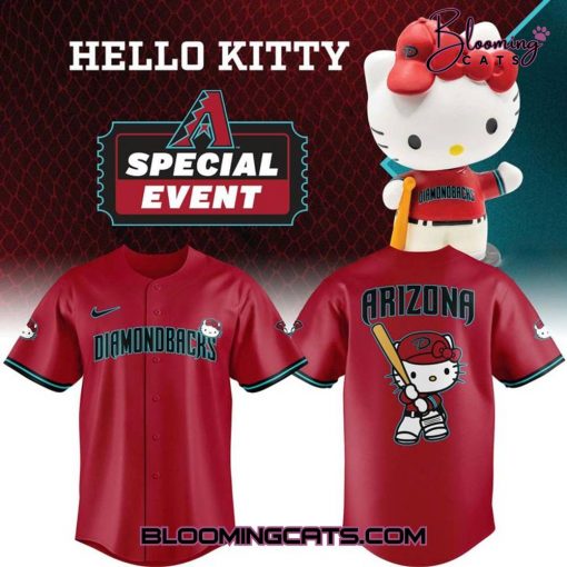 Arizona Diamondbacks Sweet Style Kitty Charm Jersey