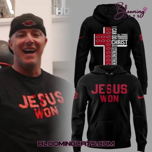 Arkansas Razorback x Jesus Won Special Edition Hoodie