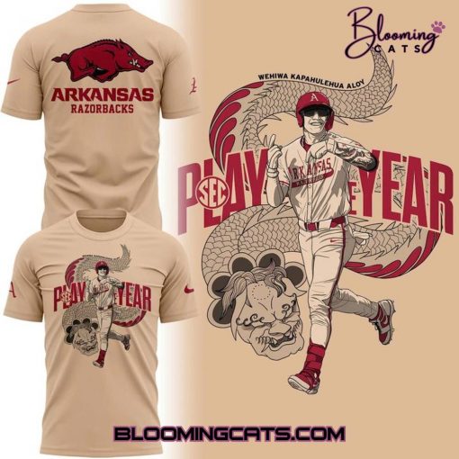 Arkansas Razorbacks THE DRAGON Wehiwa Aloy T-shirt