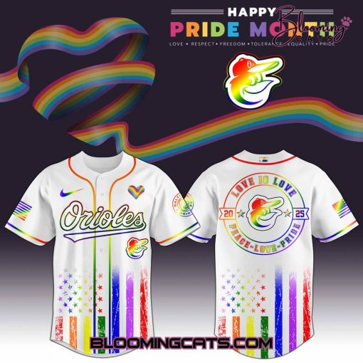 Baltimore Orioles x Happy Pride Month 2025 Limited Edition Jersey