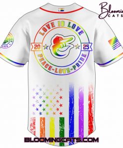 Baltimore Orioles x Happy Pride Month 2025 Limited Edition Jersey
