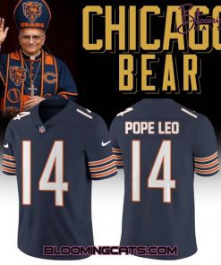 Chicago Bears Pope Leo 14 Limited Edition Football Jersey