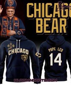 Chicago Bears Pope Leo 14 Limited Edition Hoodie