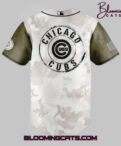 Chicago Cubs 2025 Armed Forces Day Special Edition Jersey