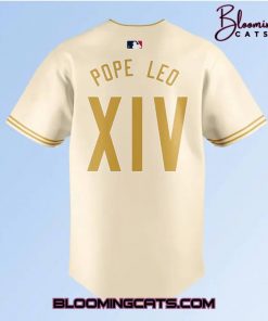 Chicago Cubs Pope Leo XIV Vantican Logo Baseball Jersey