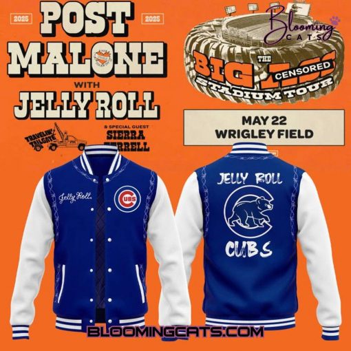 Chicago Cubs x 2025 Jelly Roll Wrigley Field Concert Jacket
