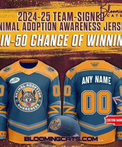 Chicago Wolves x Animal Adoption Awareness 2025 Hockey Jersey