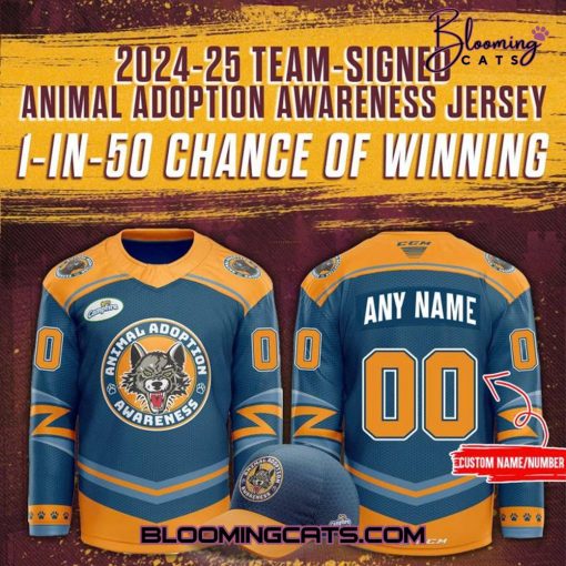 Chicago Wolves x Animal Adoption Awareness 2025 Hockey Jersey