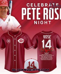 Cincinnati Reds x Pete Rose Night Baseball Jersey