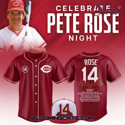 Cincinnati Reds x Pete Rose Night Baseball Jersey
