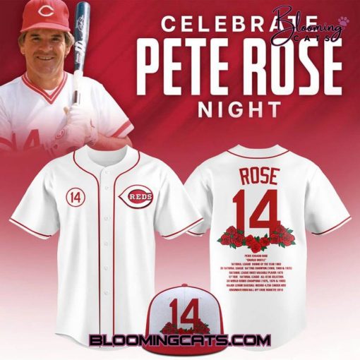 Cincinnati Reds x Pete Rose Night Baseball Jersey