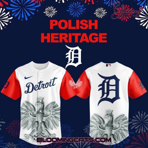 Detroit Tigers 2025 Polish Heritage Jersey