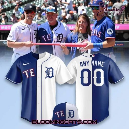 Detroit Tigers x Texas Rangers 2025 Custom Jersey