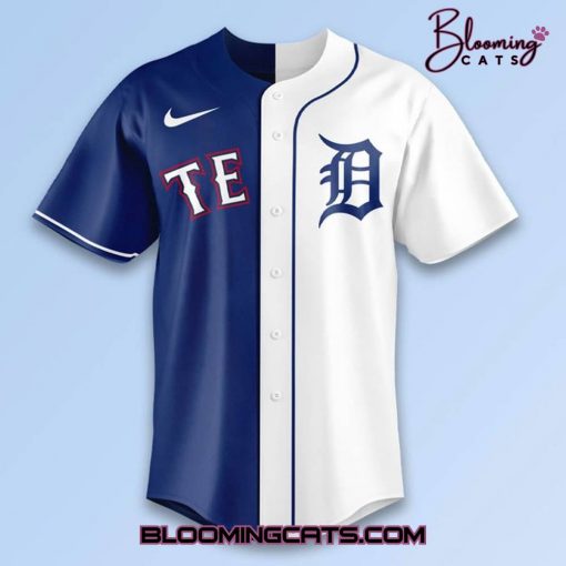 Detroit Tigers x Texas Rangers 2025 Custom Jersey