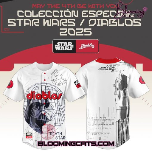 Diablos Rojos del México x Star War New 2025 Jersey