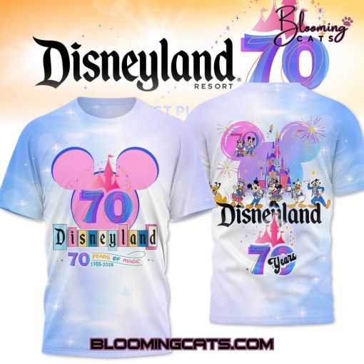 Disneyland “70 YEARS OF MAGIC 1955-2025” Shirt