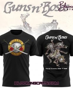 Guns N’ Roses Yokohama Music Concert Black T-shirt